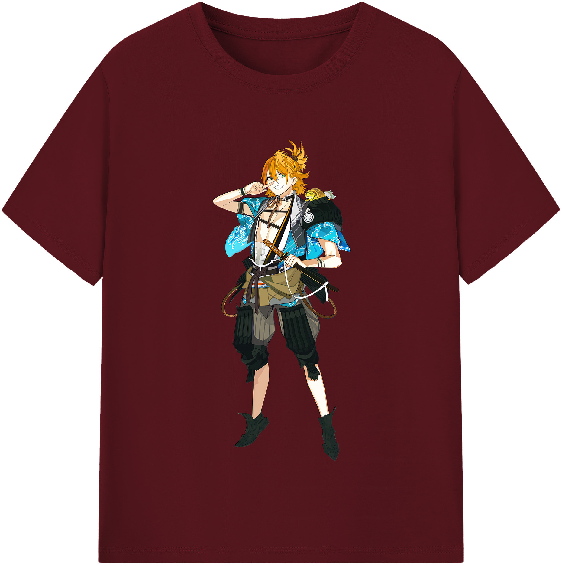 （画像用） 刀剣乱舞 Touken Ranbu 綿100％半袖Tシャツ（フロントプリント）